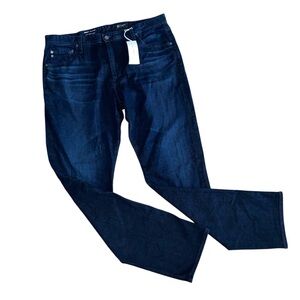 AG Adriano Goldschmied Men's Everett Slim Straight Jeans 38x34 Dark Wash NWT